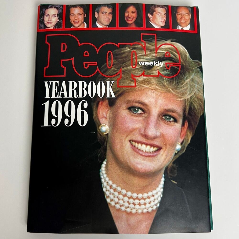 Vintage 1996 People Annual Yearbook - Princess Diana Cover - Hardcover